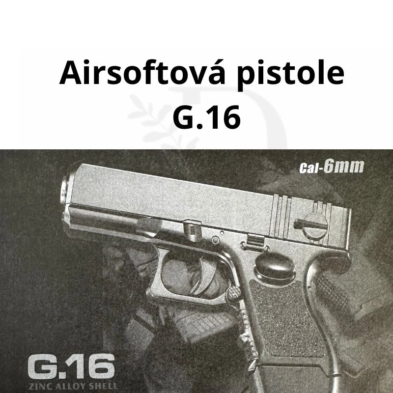 Kovová airsoftová zbraň G.16