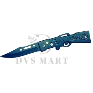 nůž - skládací pružinový 20,5 cm se vzorem AK-47