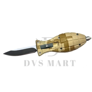 Vystřelovací nůž se vzorem design granátu