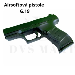 Kovová airsoftová zbraň G.19