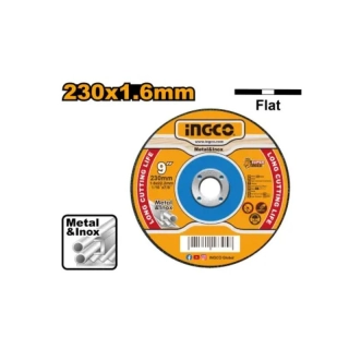 Kotouč řezný kov 230x1,6x22,2mm Ingco