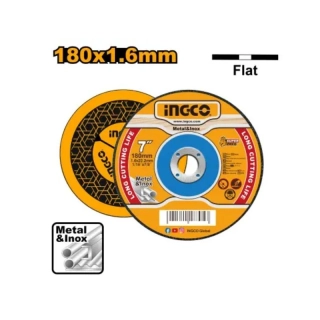Kotouč řezný na kov 180x1,8mm Ingco