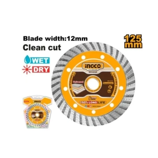Kotouč řezný diamantový lamelový 125mm Ingco