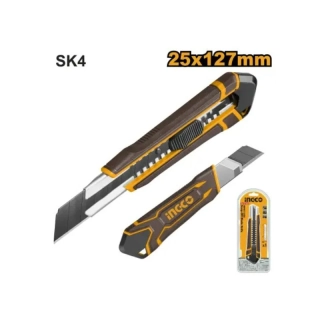 Nůž odlamovací 25mm s tlačítkem Ingco